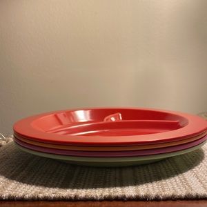 4 Pottery Barn Kids Divider Plates